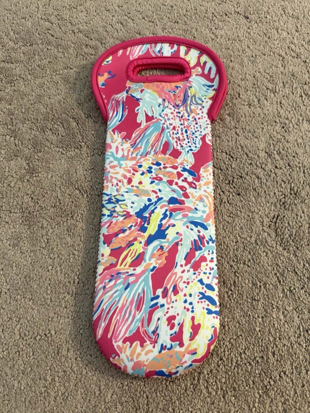 Lilly Pulitzer | Pink Coral Summer Wine Tote